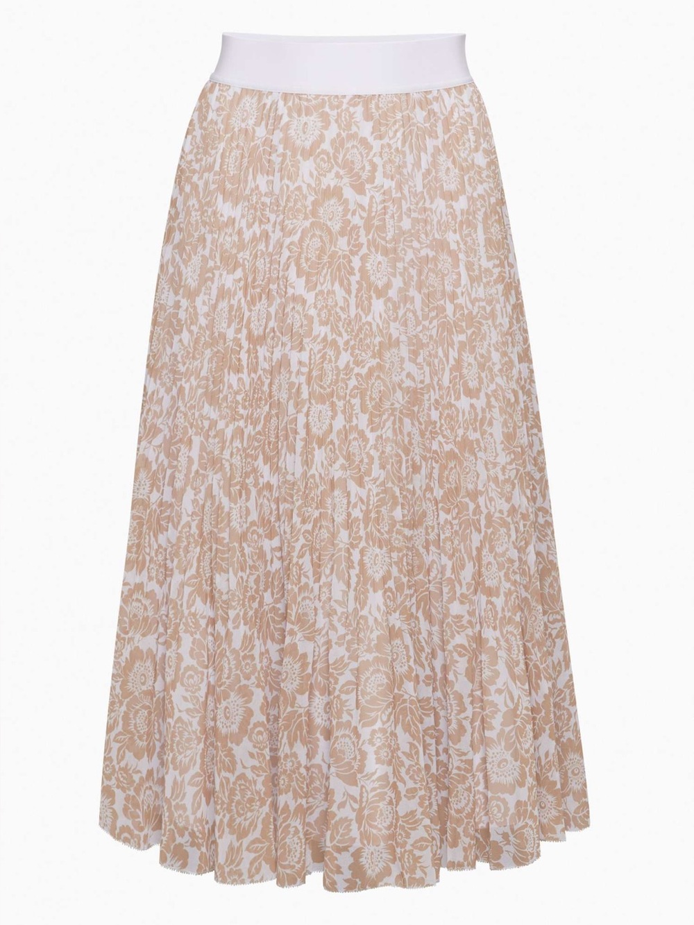 Aritzia Wilfred new twirl pleated skirt floral print lilac tone size XL - Picture 6 of 12